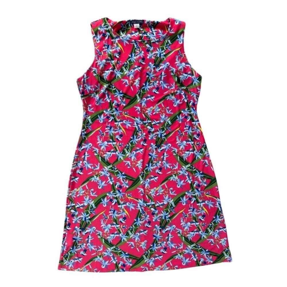 Tommy Hilfiger Sleeveless Shift Dress Floral Sleeveless Womens Size 10
